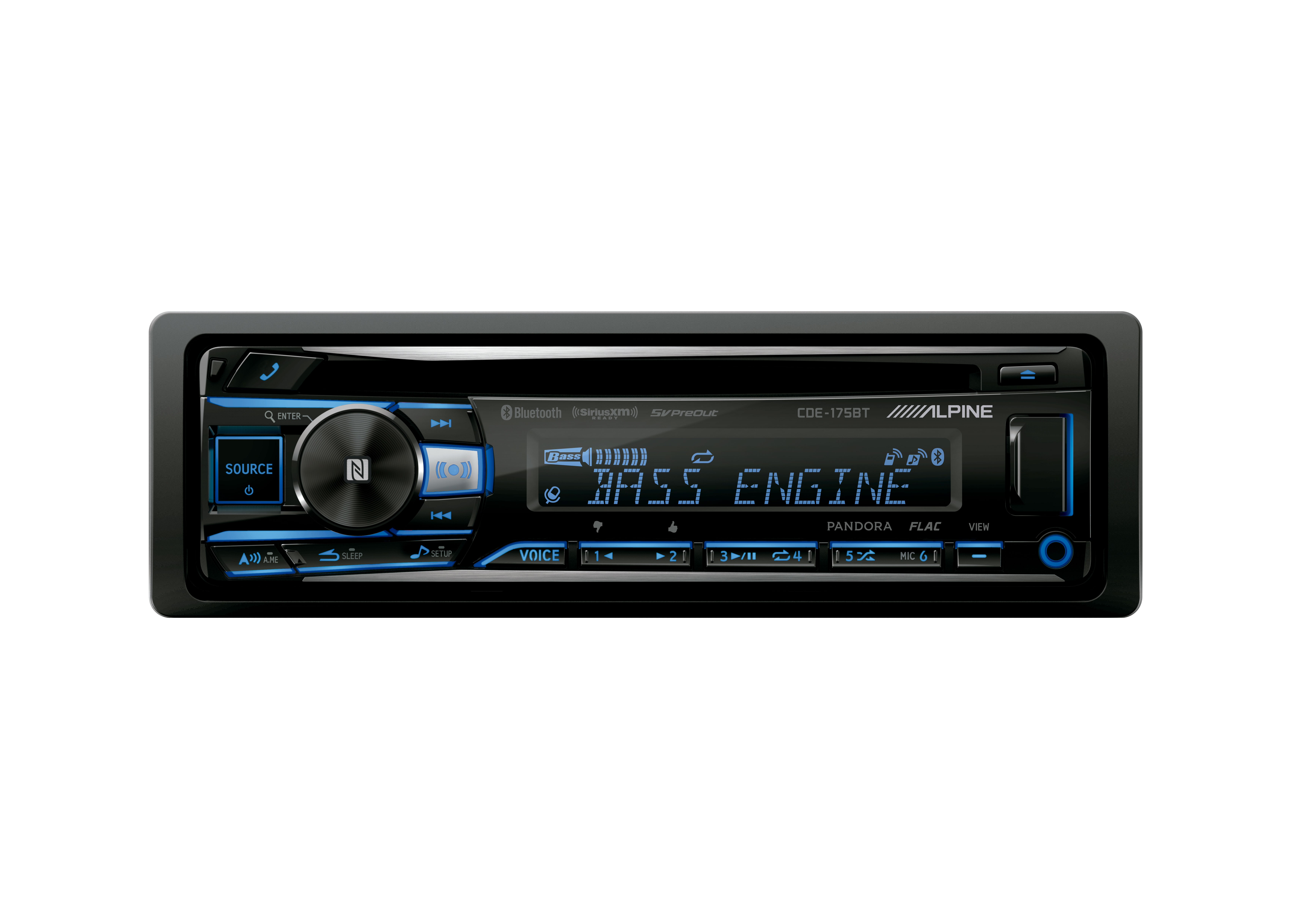 Estéreo para auto Alpine CDE-172BT con USB y bluetooth